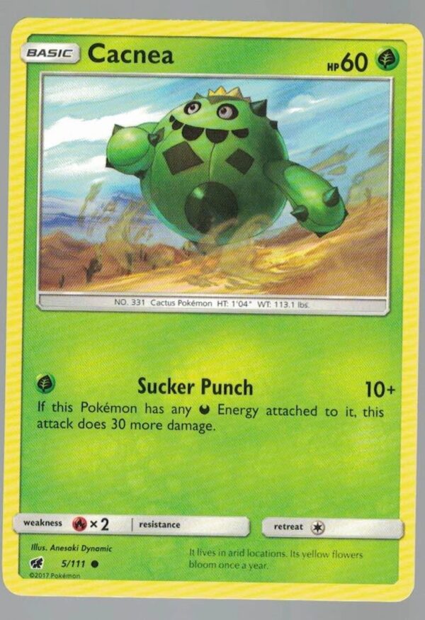 Cacnea 5/111 Crimson Invasion (Common) (Exc Condition)