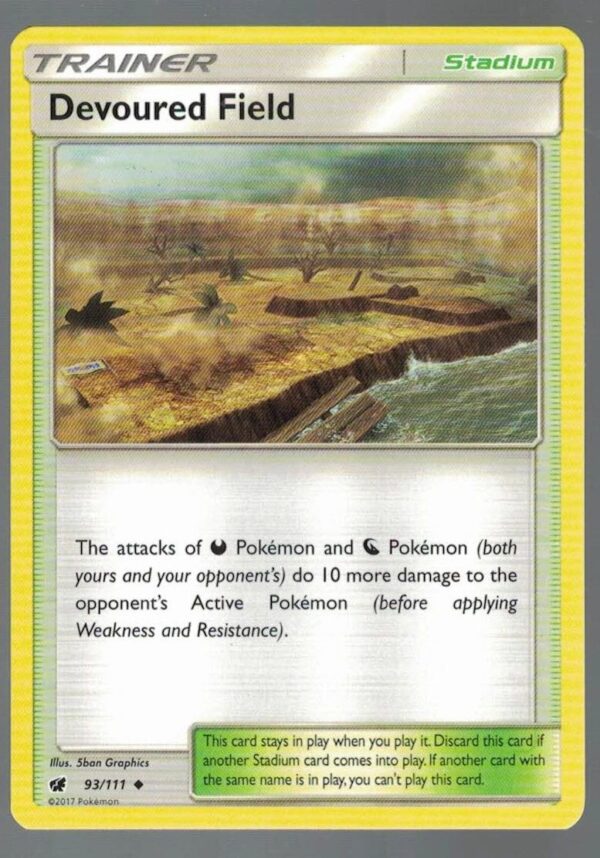 Devoured Field 93/111 Crimson Invasion (Uncommon) (Exc Condition)