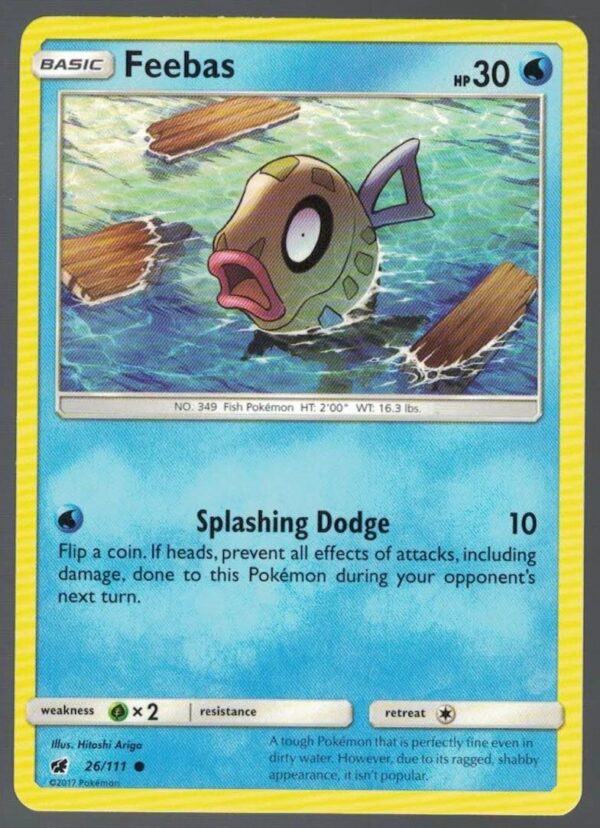 Feebas 26/111 Crimson Invasion (Common) (Exc Condition)