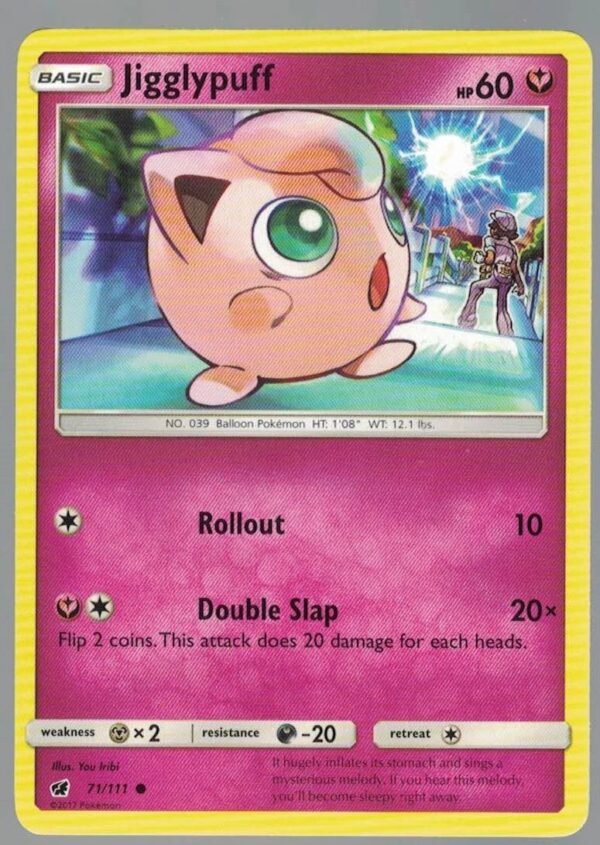 Jigglypuff 71/111 Crimson Invasion (Common) (Exc Condition)