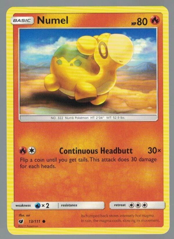 Numel 13/111 Crimson Invasion (Common) (Exc Condition)