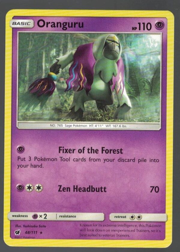Oranguru 48/111 Crimson Invasion (Rare) (Exc Condition)