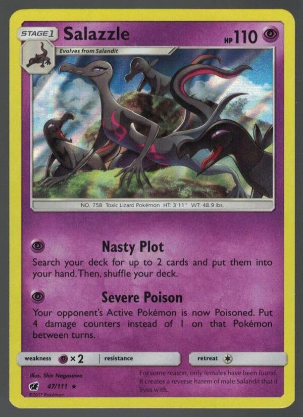 Salazzle 47/111 Crimson Invasion (Holo) (Exc Condition)