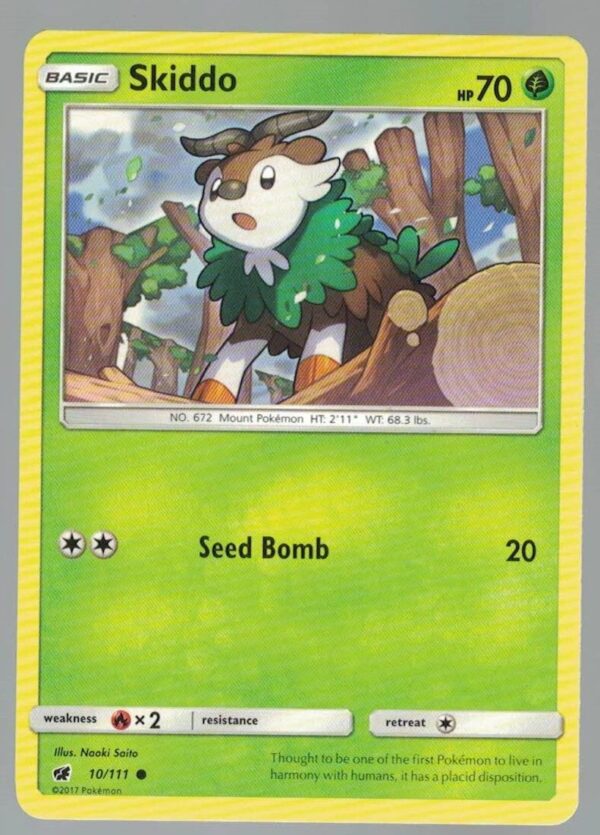 Skiddo 10/111 Crimson Invasion (Common) (Exc Condition)
