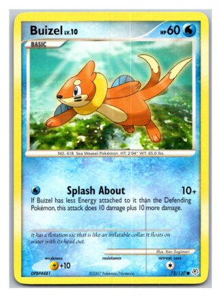 Buizel 72/130 Diamond & Pearl (Common) (Exc Condition)