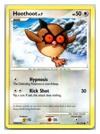 Hoothoot 85/130 Diamond & Pearl (Common) (Exc Condition)