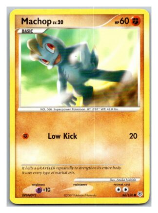 Machop 86/130 Diamond & Pearl (Common) (Exc Condition)