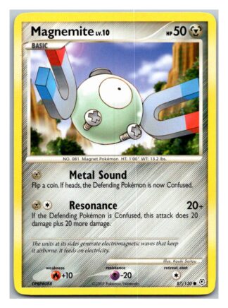 Magnemite 87/130 Diamond & Pearl (Common) (Exc Condition)