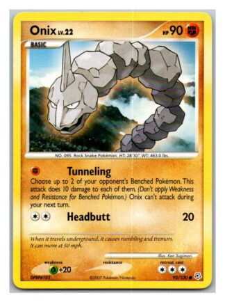 Onix 92/130 Diamond & Pearl (Common) (LP Condition)