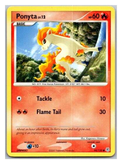 Ponyta 94/130 Diamond & Pearl (Common) (P Condition)