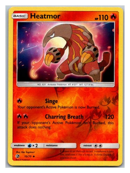 Heatmor 10/70 Dragon Majesty (Reverse Holo) (Exc Condition)