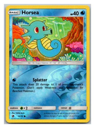 Horsea 15/70 Dragon Majesty (Reverse Holo) (Exc Condition)