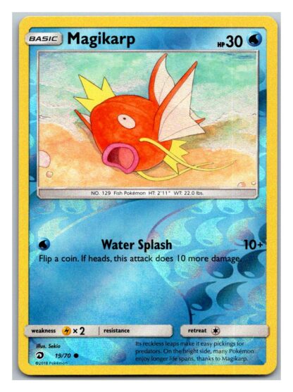 Magikarp 19/70 Dragon Majesty (Reverse Holo) (Exc Condition)