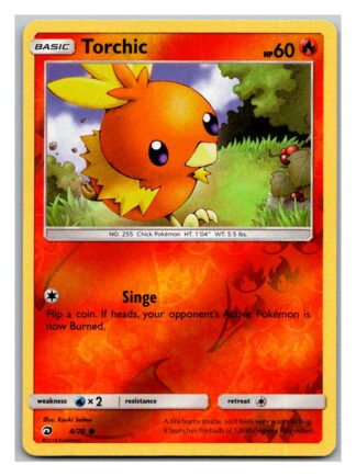 Torchic 4/70 Dragon Majesty (Reverse Holo) (Exc Condition)