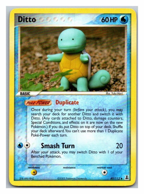 Ditto 40/113 Delta Species (Squirtle - Uncommon) (LP Condition)