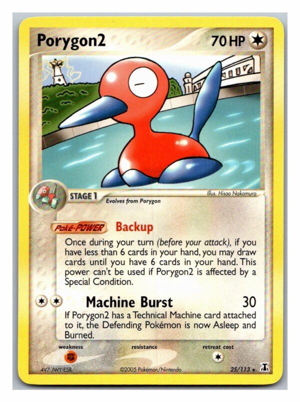 Porygon2 25/113 Delta Species (Rare) (Exc Condition)