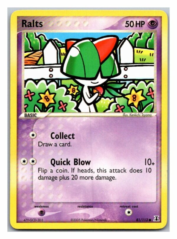 Ralts 81/113 Delta Species (Common) (Exc Condition)