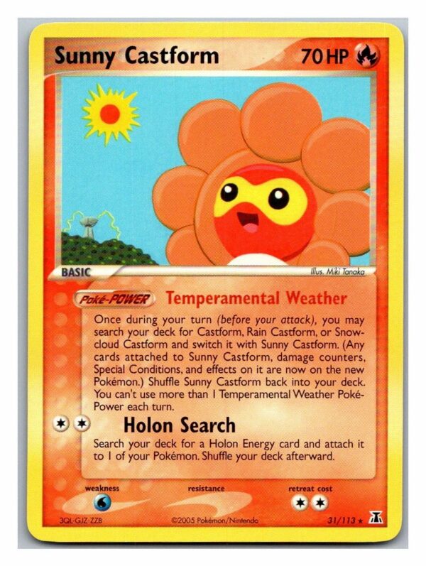 Sunny Castform 31/113 Delta Species (Rare) (Exc Condition)
