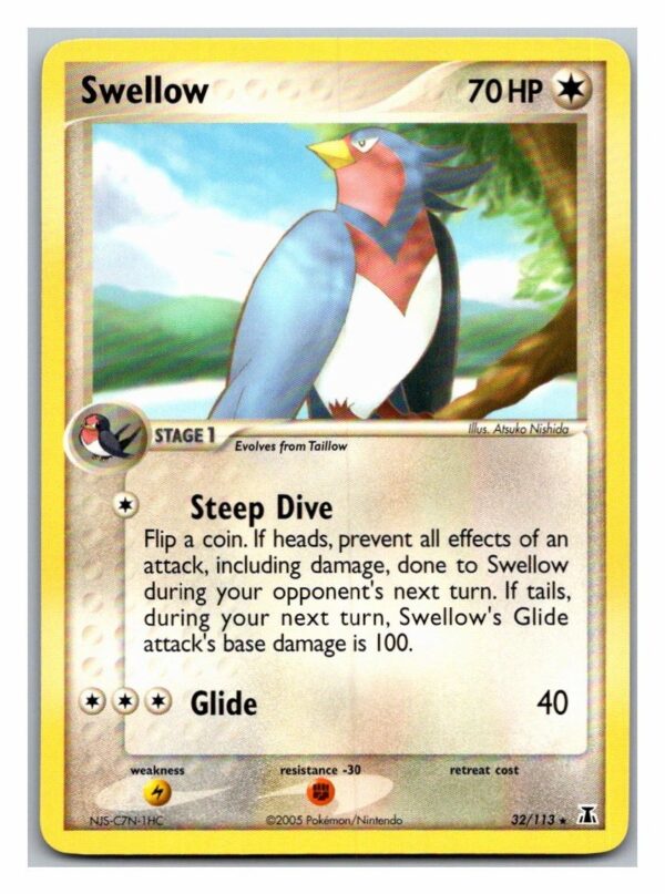 Swellow 32/113 Delta Species (Rare) (Exc Condition)