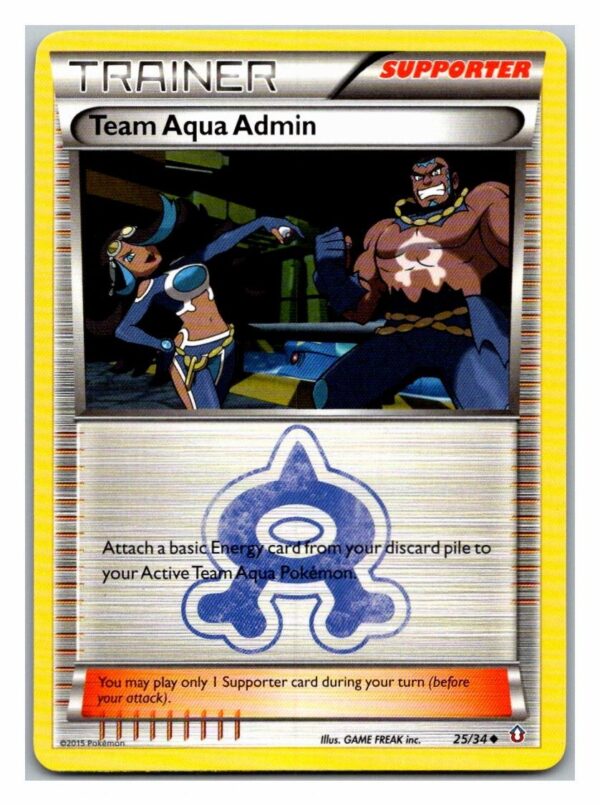 Team Aqua Admin 25/34 Double Crisis (P Condition) (Uncommon)