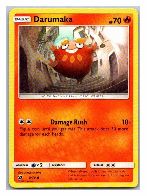 Darumaka 8/70 Dragon Majesty (Common) (Exc Condition)