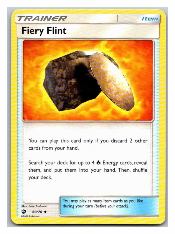 Fiery Flint 60/70 Dragon Majesty (Uncommon) (Exc Condition)