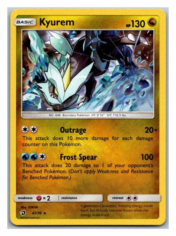 Kyurem 47/70 Dragon Majesty (Holo) (Exc Condition)