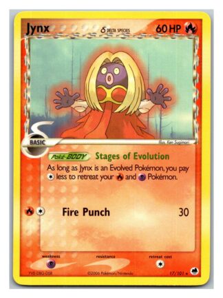 Jynx 17/101 Dragon Frontiers (Rare) (Exc Condition)