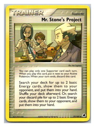 Mr. Stone's Project 77/101 Dragon Frontiers (Uncommon) (P Condition)