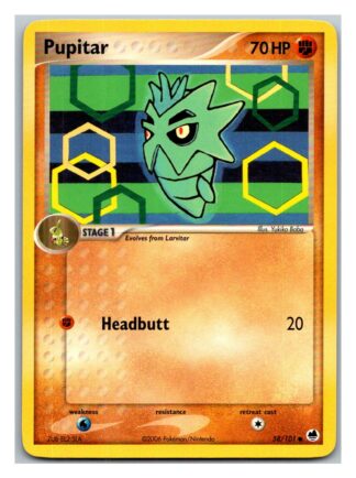 Pupitar 58/101 Dragon Frontiers (Common) (Exc Condition)
