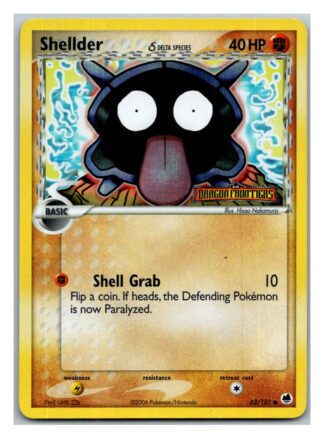 Shellder 63/101 Dragon Frontiers (Reverse Holo) (Exc Condition)