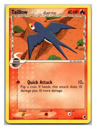 Taillow 66/101 Dragon Frontiers (Common) (P Condition)