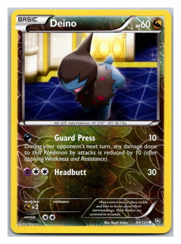 Deino 94/124 Dragons Exalted (Reverse Holo) (Exc Condition)