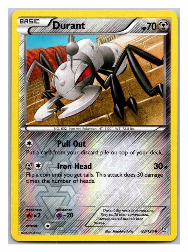 Durant 83/124 Dragons Exalted (Reverse Holo) (Exc Condition)