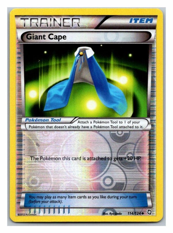Giant Cape 114/124 Dragons Exalted (Reverse Holo) (Exc Condition)