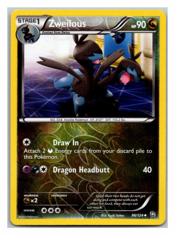 Zweilous 96/124 Dragons Exalted (Reverse Holo) (Exc Condition)