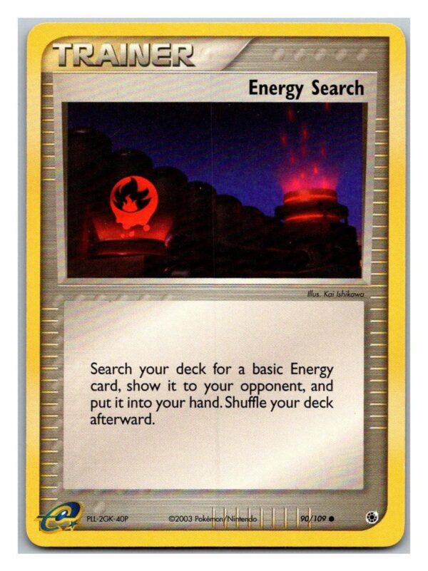 Energy Search 90/109 EX Ruby & Sapphire (Common) (Exc Cond)