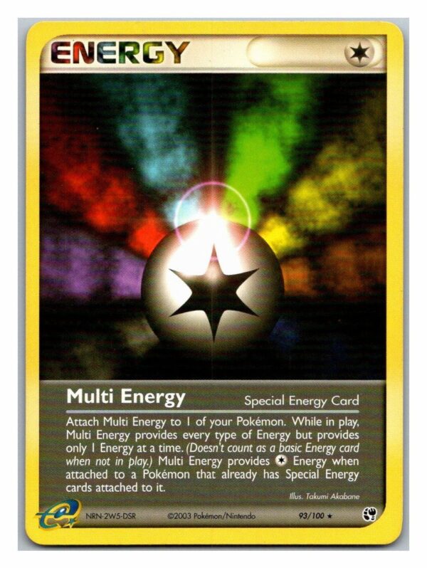 Multi Energy 93/100 EX Sandstorm (Rare) (Exc Cond)