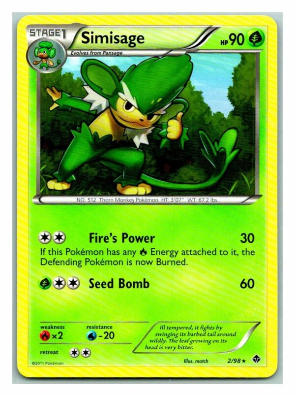 Simisage 2/98 Emerging Powers (Rare) (Exc Condition)