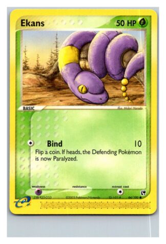 Ekans 64/100 Ex Sandstorm (Common) (Exc Cond)