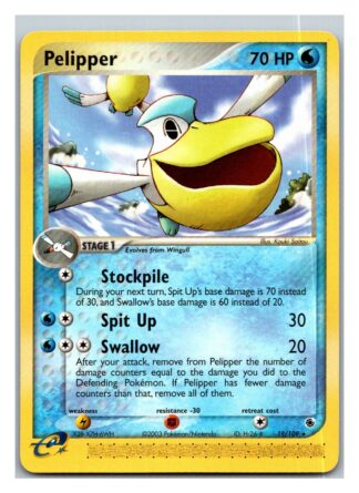 Pelipper 19/109 Ex Ruby & Sapphire (Rare) (Exc Cond)