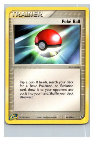Poke Ball 86/109 Ex Ruby & Sapphire (Uncommon) (Exc Cond)