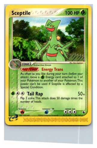 Sceptile 20/109 Ex Ruby & Sapphire (Rare) (Exc Cond)