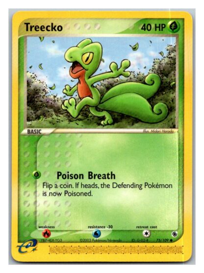 Treecko 75/109 Ex Ruby & Sapphire (Common) (Played Cond)