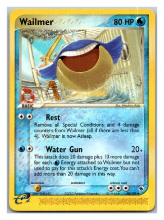 Wailmer 48/109 Ex Ruby & Sapphire (Uncommon) (P Cond)