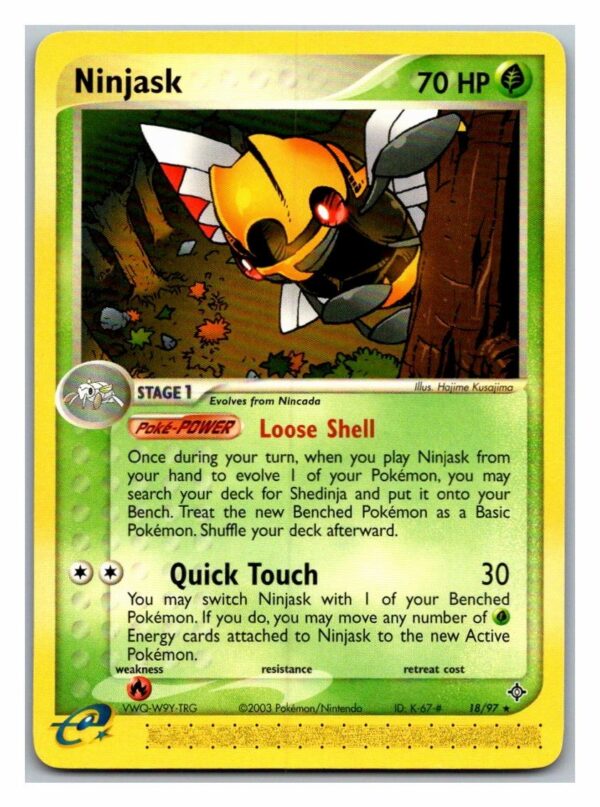 Ninjask 18/97 Ex Dragon (Rare) (Exc Cond)