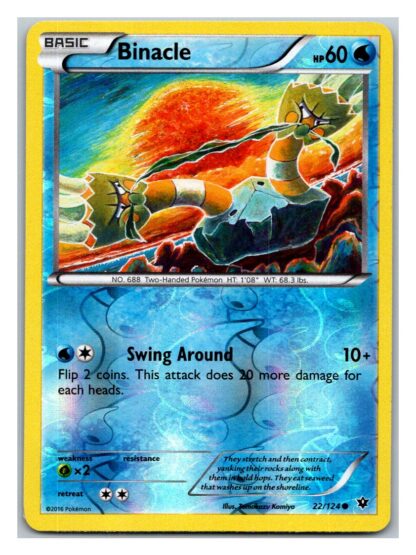 Binacle 22/124 Fates Collide (Reverse Holo) (Exc Condition)