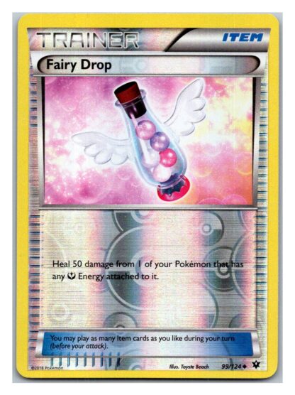 Fairy Drop 99/124 Fates Collide (Reverse Holo) (Exc Condition)