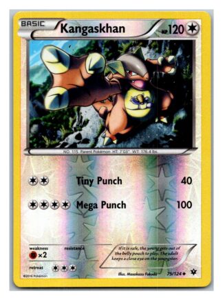 Kangaskhan 75/124 Fates Collide (Reverse Holo) (Exc Condition)