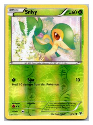 Snivy 5/124 Fates Collide (Reverse Holo) (Exc Condition)